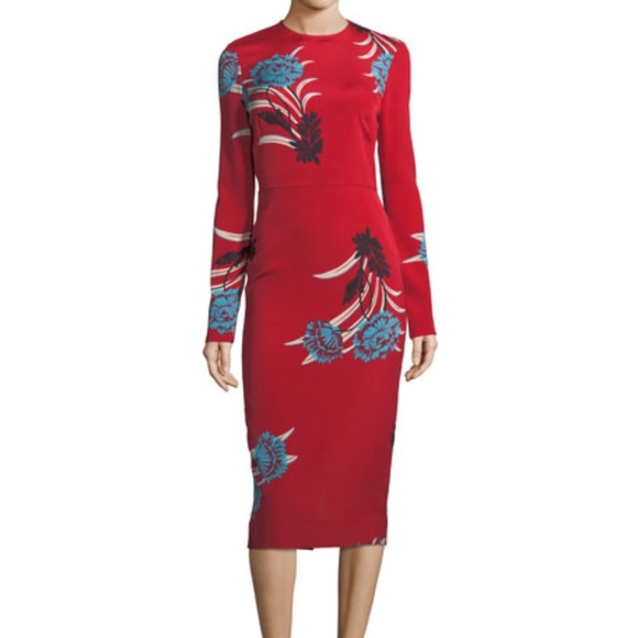 diane von furstenberg red dress